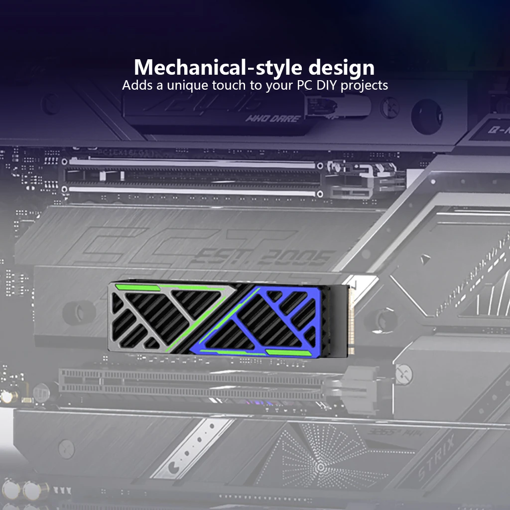 Für M.2 2280 NVMe SSD Kühler Aluminiumlegierung Kühlkörper 5-30 ℃ Temperaturreduzierung für Gaming-PC Desktop-Computer SSD-Kühlradiator – Detail 9