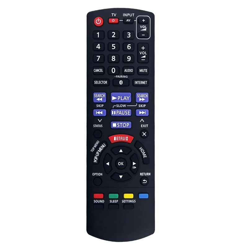SQPP-N2QAYB000968 reemplaza el control remoto para el sistema de sonido de cine en casa Panasonic Bluray Disc SC-BTT465 SC-BTT405 SC-BTT105 SC-BTT433
