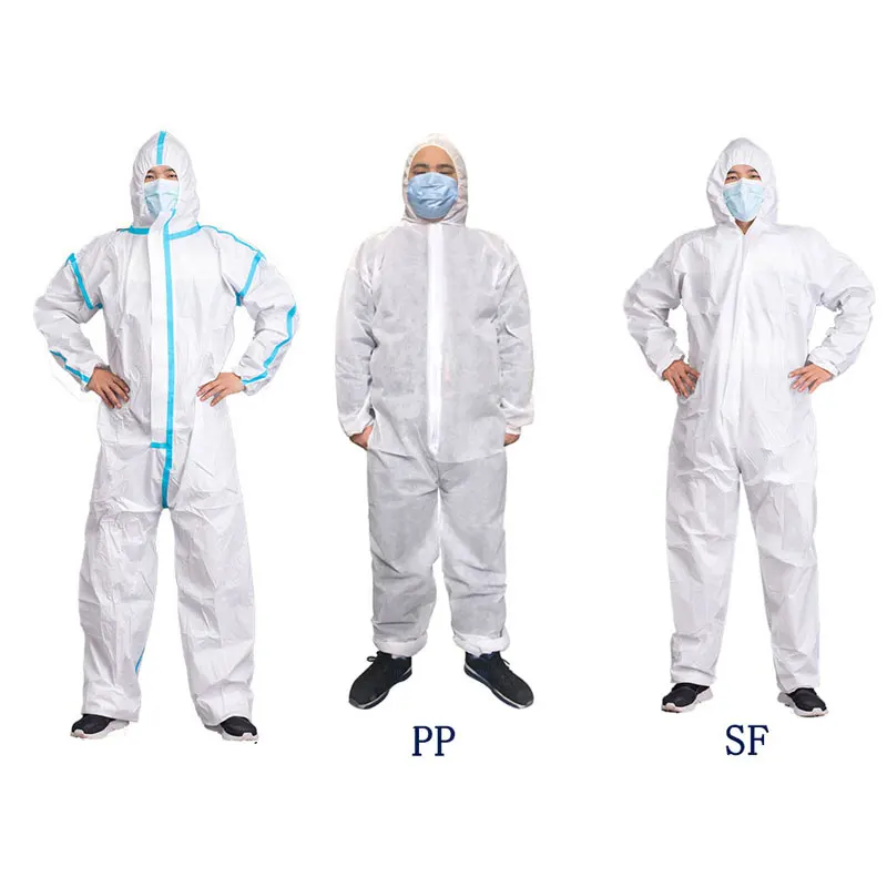 Disposable Non-woven Fabric Protective Breathable Dustproof Safety Clothing Waterproof Oil-Resistant Spary Painting overall Suit