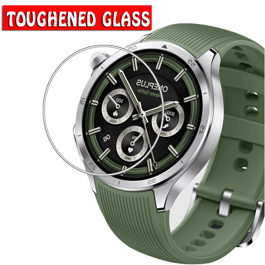 3PCS Tempered Glass Films Guard for Oneplus Watch 3/ OnePlus Watch 2R Screen Protector Protective Glass Film Accessories