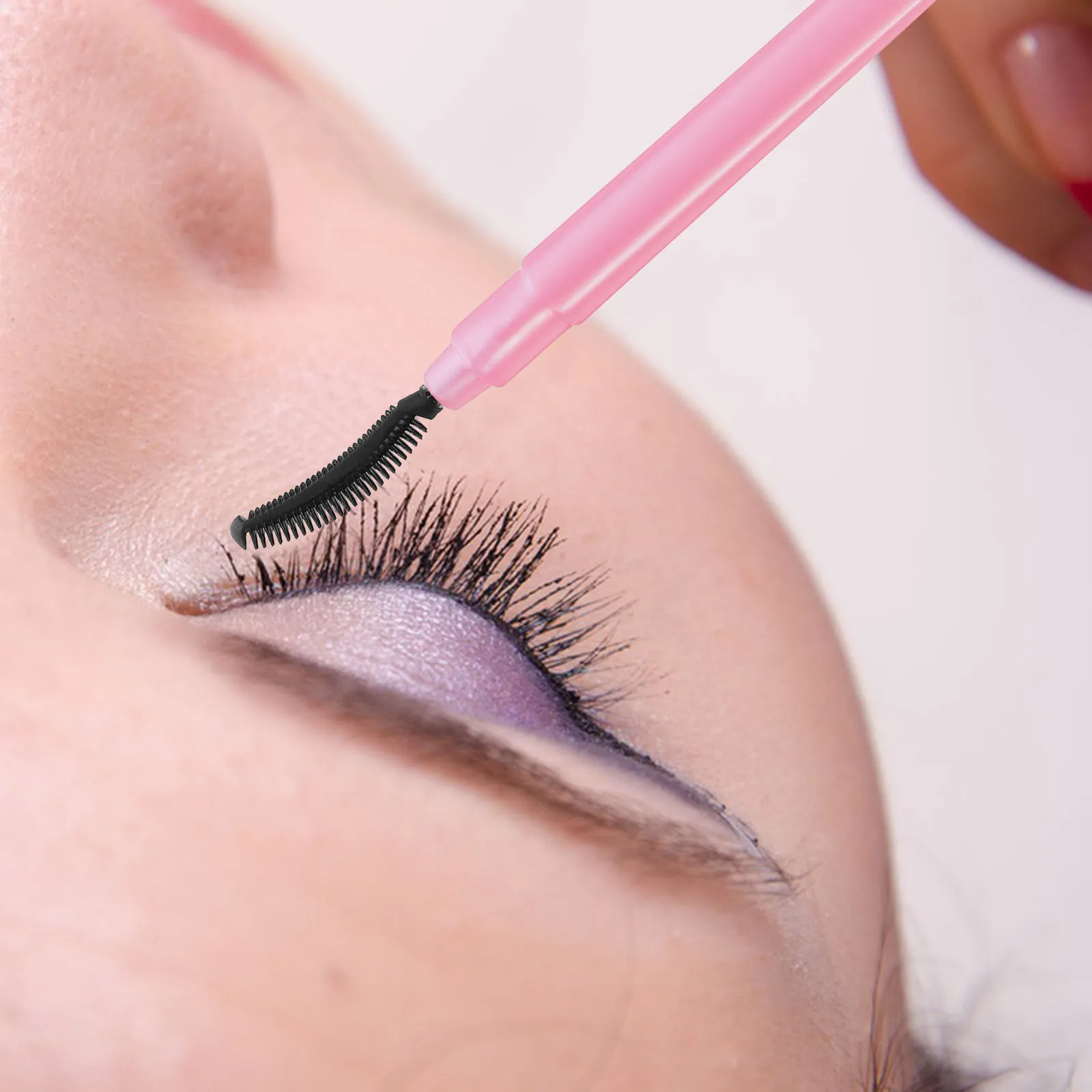 6 pezzi set di pennelli per ciglia bacchette per ciglia in silicone ciglia separate applicatore mascara strumenti per il trucco degli occhi pennello per ciglia