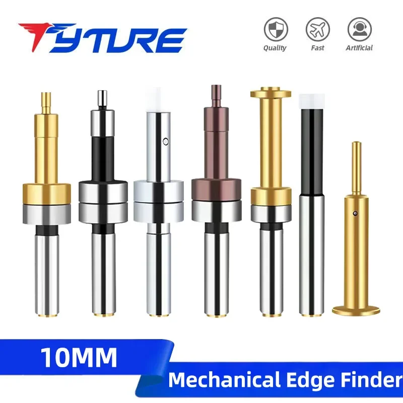 TYTURE Edge Finder Mechanical 10MM For Mill Lathe Machine Touch Point Sensor CNC Machine Milling Tool Quickly Locate Work Edges