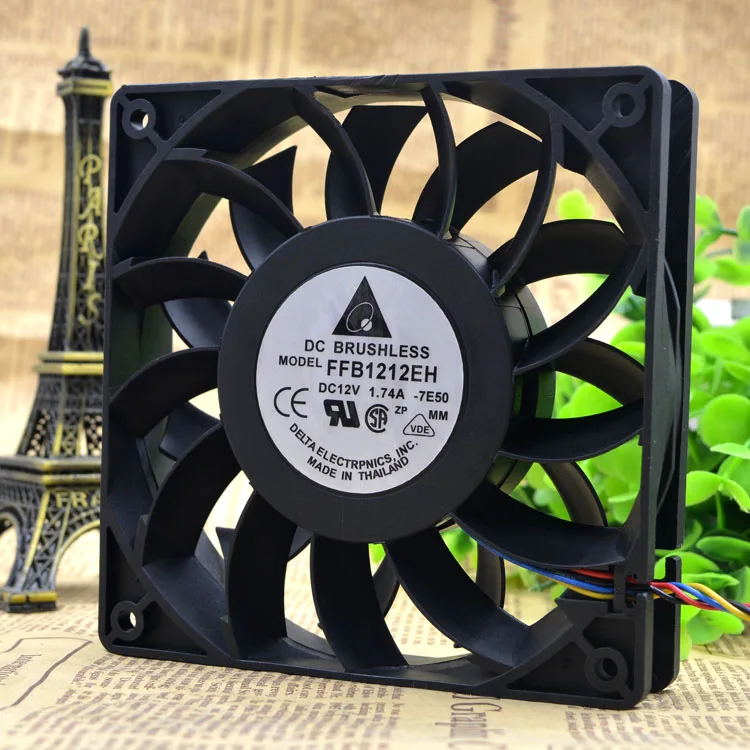 

12025 12V 1.74A 12CM CASE FAN FFB1212EH