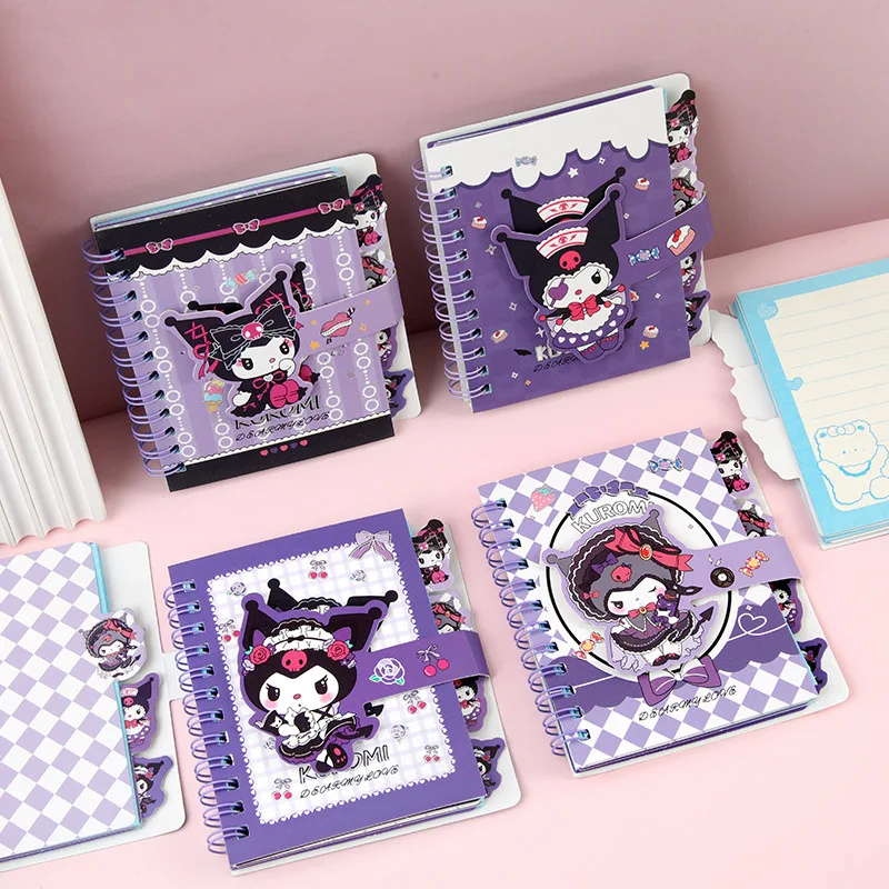 Cartoon Portable Stitch Notebook Cute Cartoon Anime Fashion Journal Notebook Student Stationery Hot Stamping Coil Book Gifts