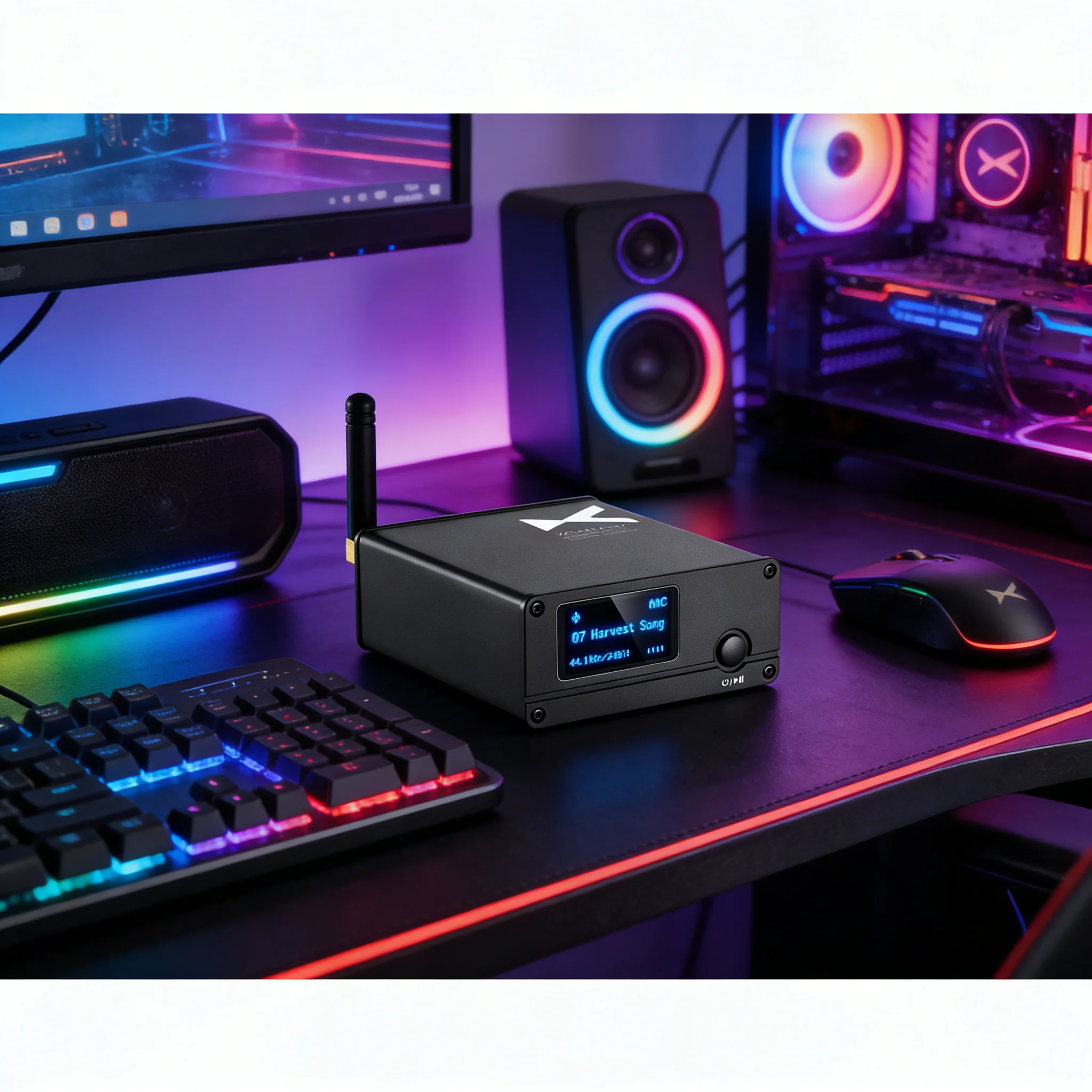 XDUOO XQ-50 Pro2 QCC5125 Bluetooth 5.1 Аудиоприемник APTX HD LDAC ES9018K2M с USB-декодированием, BT IN, коаксиальным, оптическим и AUX выходами XQ-50