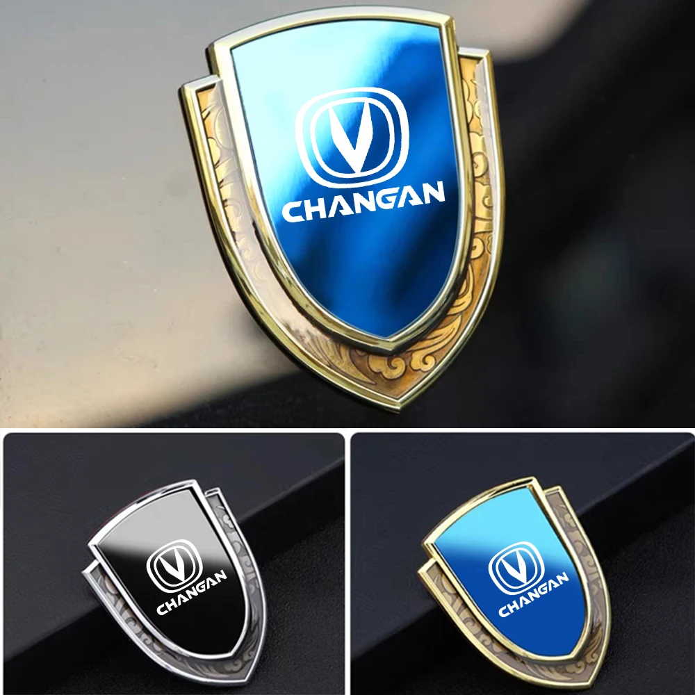 for Changan CS95 CS85 CS75 CS55 CS35 CS15 CX70 UNIV iDD Metal Car Side Fender Sticker Car Rear Trunk Shield Emblem Badge Sticker