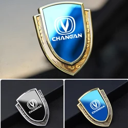 for Changan CS95 CS85 CS75 CS55 CS35 CS15 CX70 UNIV iDD Metal Car Side Fender Sticker Car Rear Trunk Shield Emblem Badge Sticker