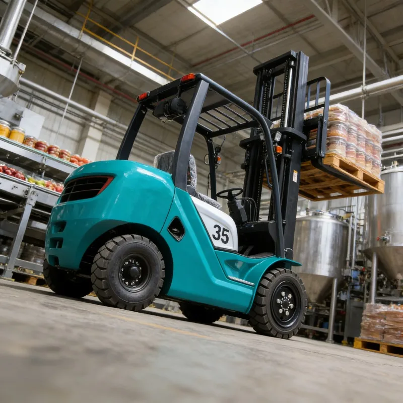 Electric Forklift 2 Ton Triple Mast Reach Design For High Rack Warehouse To Stack Goods Safely With Precision Control System