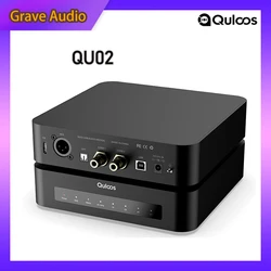 Quloos QLS QU02 USB Bridge USB Digital Audio Interface to SPDIF AES/EBU I2S Support For Connected Cars DSP