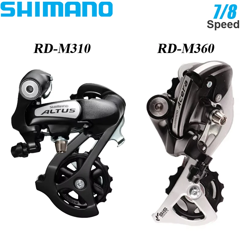 SHIMANO Acera RD-M360 ALTUS RD-M310 7/8 Speed 3x7S 3x8S 21S 24S MTB Rear Derailleur Mountain Bicycle Accessories