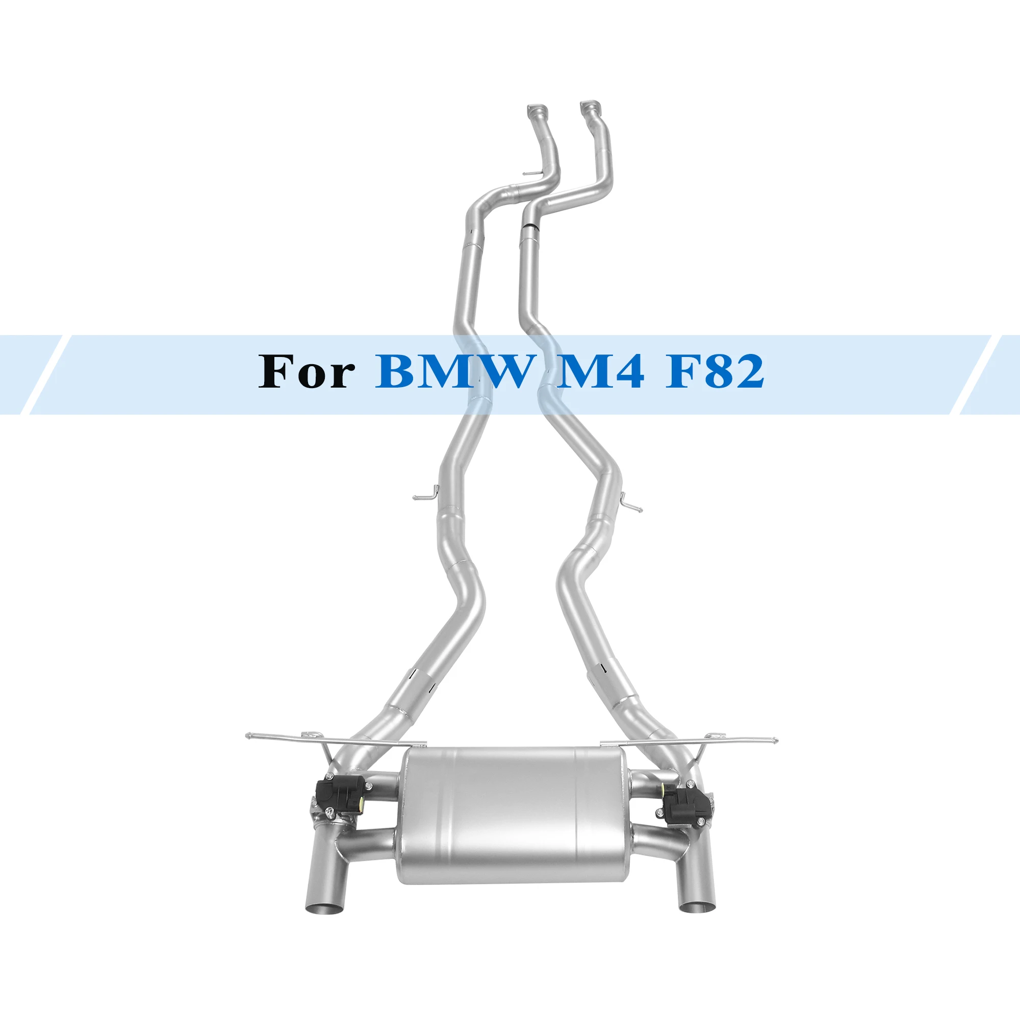 Exhaust System for 2014-2019 BMW M4 F82 3.0T Electronic Valve Catback Exhaust Performance Muffler Remote Control Stainless Steel