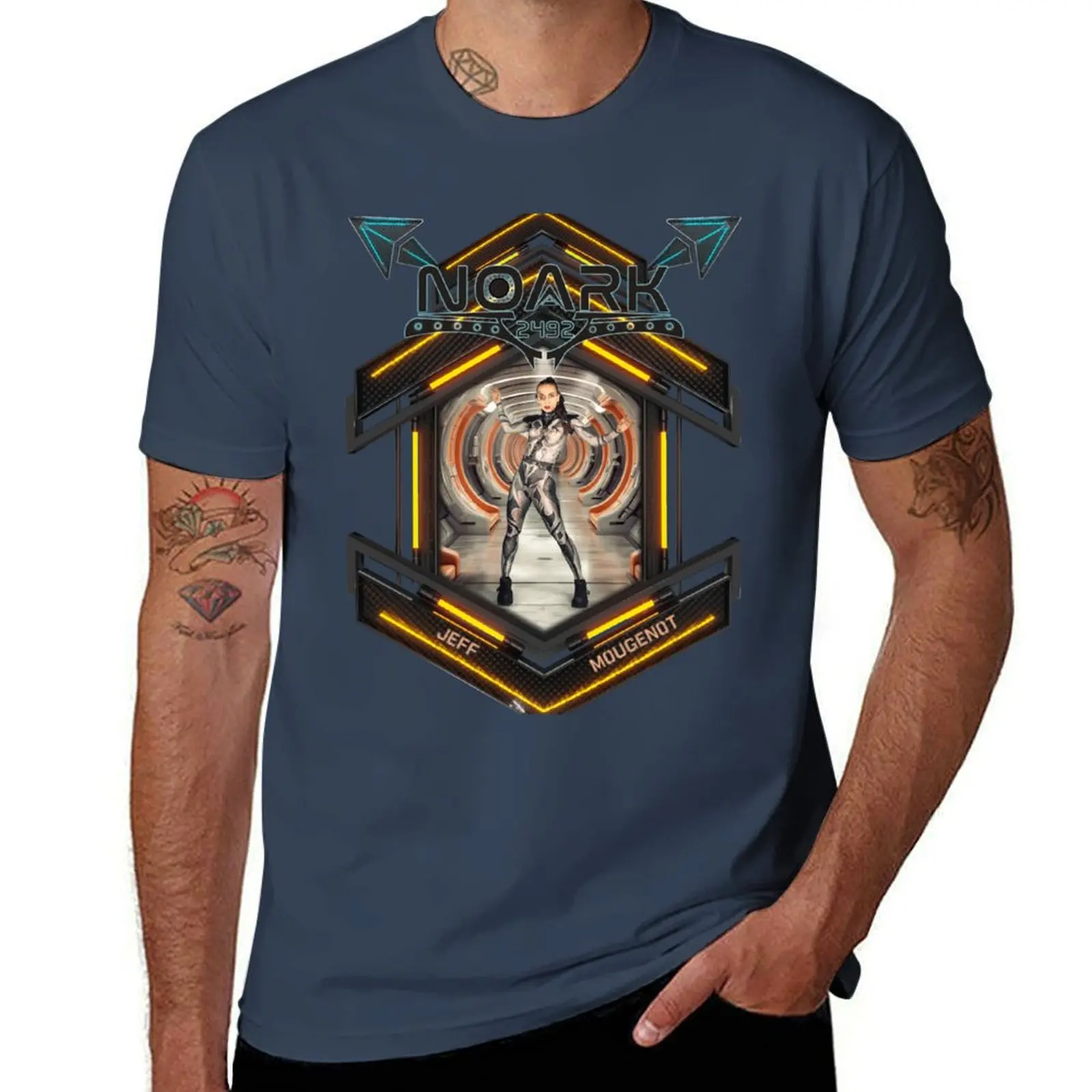

CHARACTER: OCEA (Olivia Venner) from Jeff Mougenot's photo novel NOARK 2492 T-Shirt Lightweight Print T-Shirt