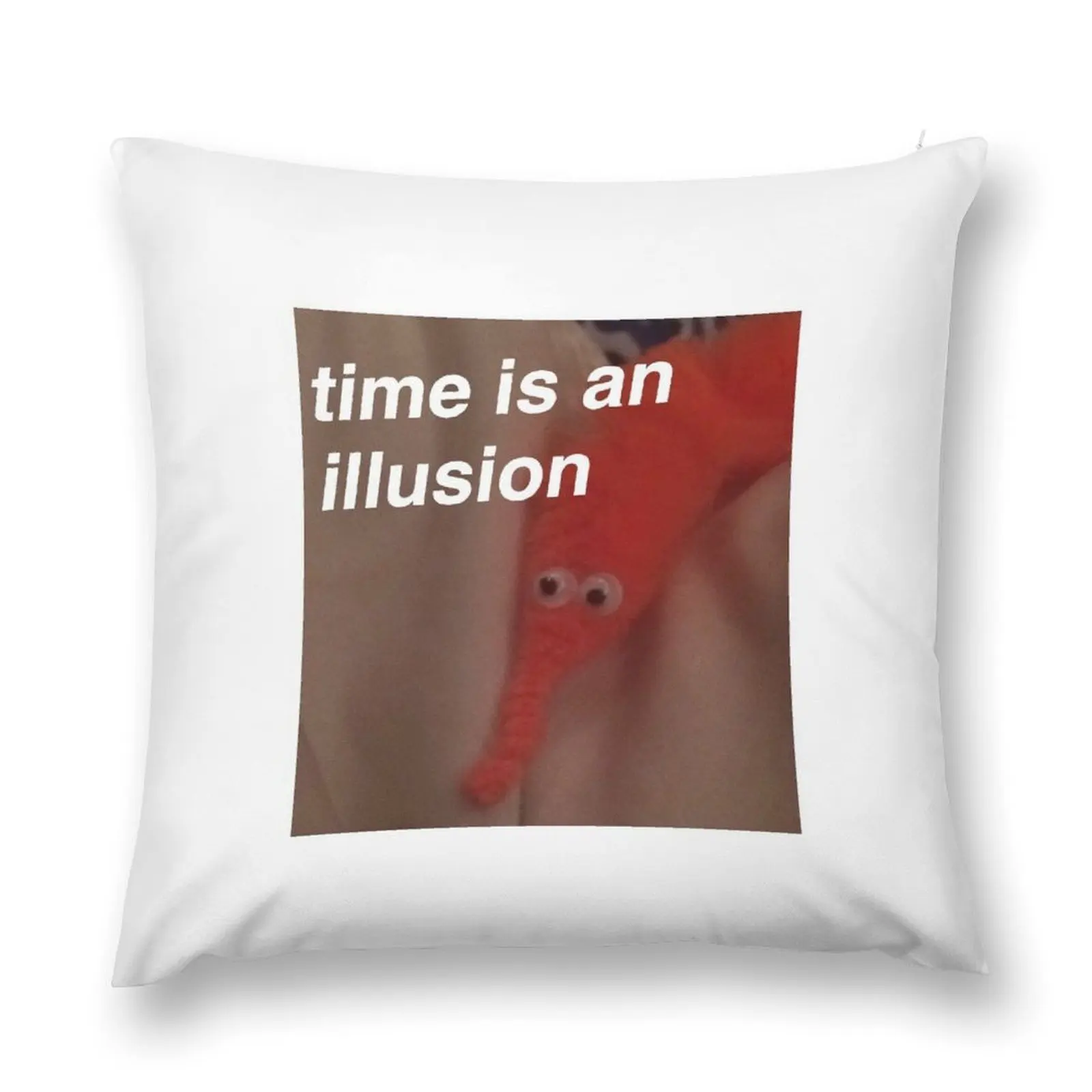 

Time Is An Illusion Throw Pillow Cushion Cover For Sofa pillows decor home pillow