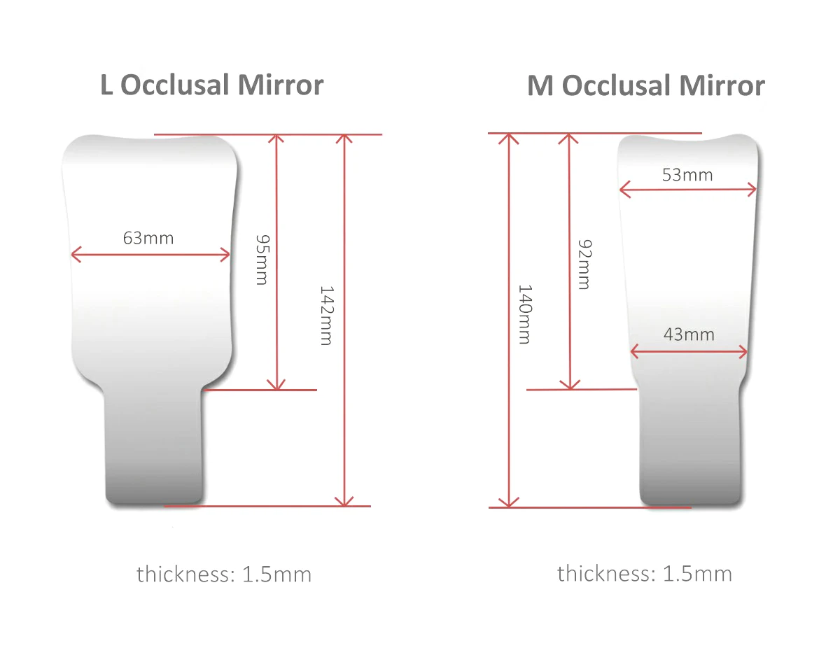 Espejos de fotografía Dental, reflectores de ortodoncia de vidrio, antiniebla, oclusal, bucal, Lingual, Intra Oral