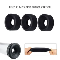 Penis Pump Ring Silicone Sleeve Penis Extender Trainer Accessories Male Masturbator Toy Set Accessories Male Erotic Sex Toys