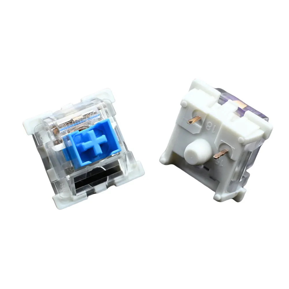 50 Units Keyboard Switch Replacement 3 Pin Tactile Mechanical Switches for Coding Gaming and Typing Applications