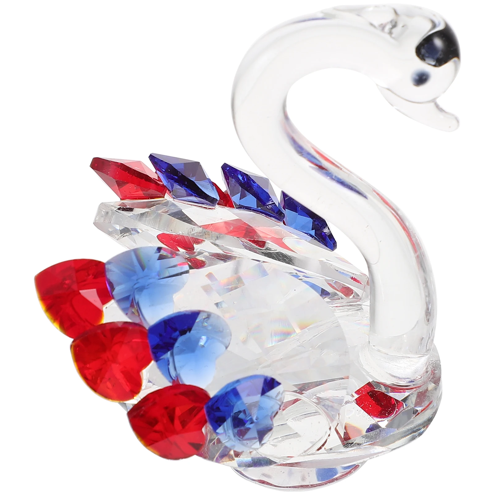 

Crystal Craft Swan Statues Delicate Artistic Desktop Car Interior Decoration Crystal Decorations Home Decoration