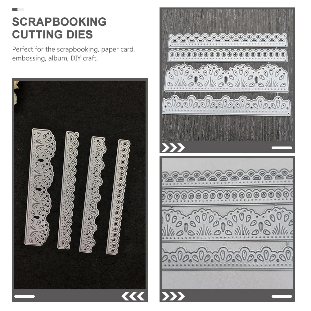 

1 set Carbon Steel Cutting Dies Scrapbooking Embossing Stencil Craft Tool For Diy Photo Album Lace Design Metal Die Cuts