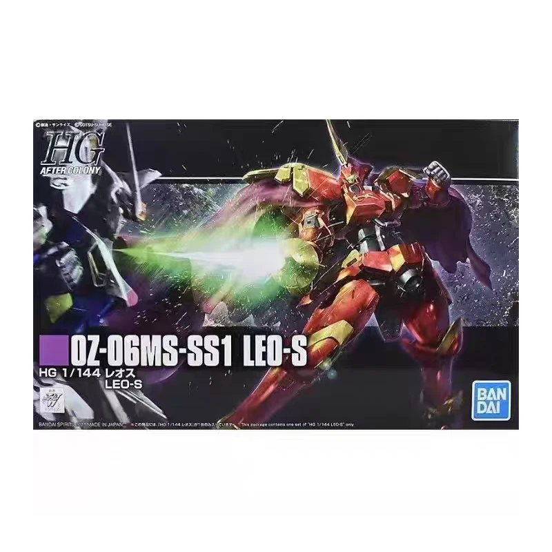 

Bandai Gundam Model PB Limited 1/144 Hgac Oz-06ms-ss1 Leo-s Assembly Model Kit Gifts Toy Collection for Kids Action Figure Model