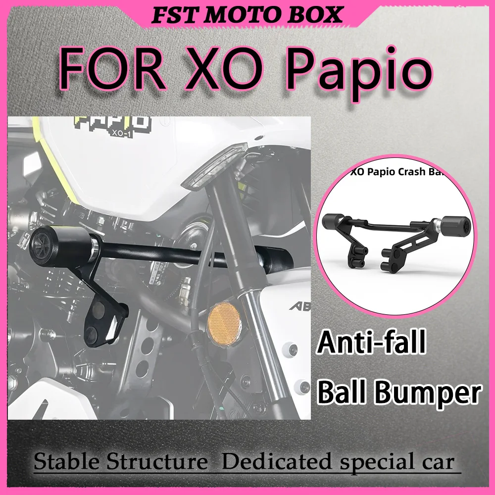 FOR Racing Crash Bar and Elastic Frame Slider Kit, Bumper Guard for CF XO Papio XO-1, Mini Bike Mod PartsCopying R