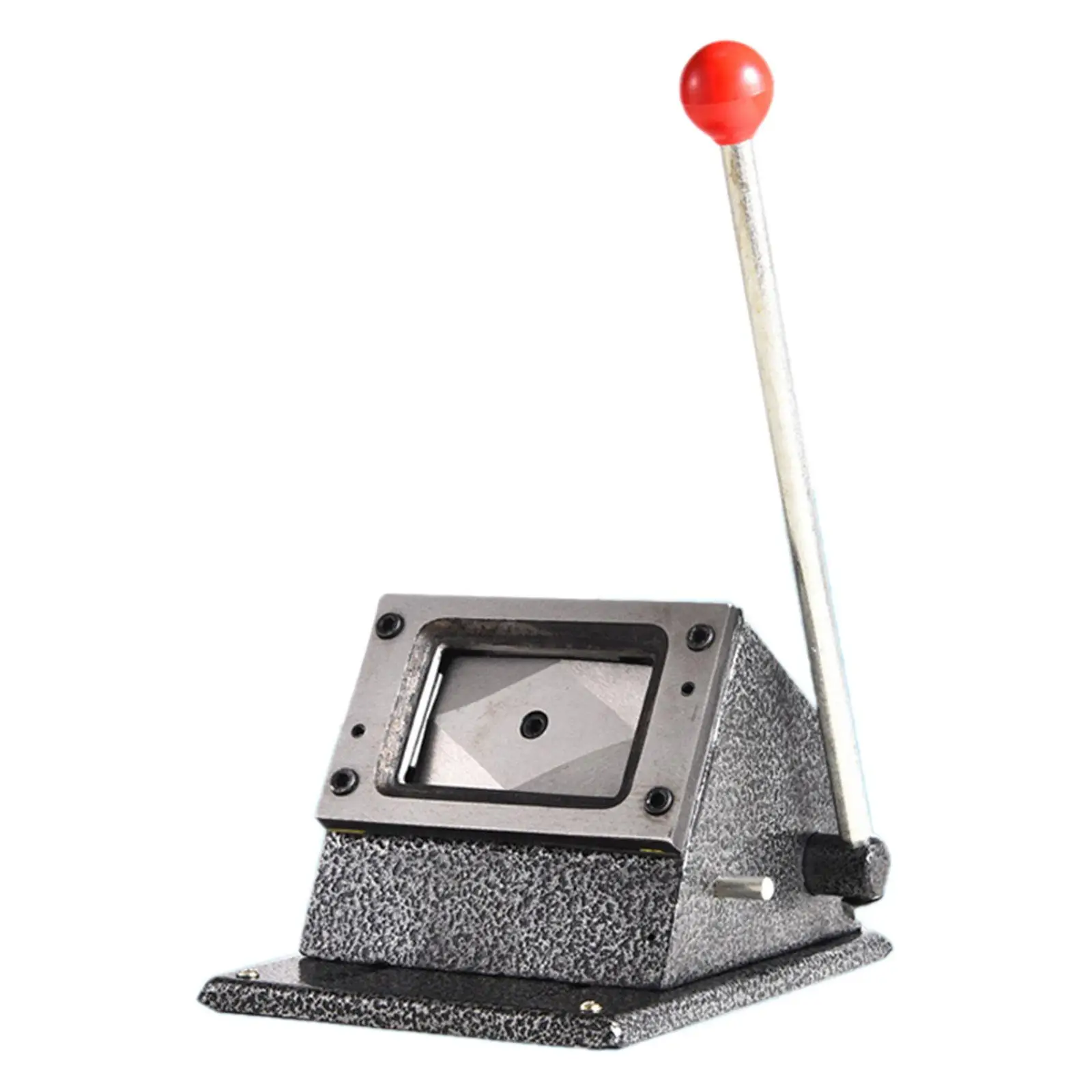 Table Top Passport ID Photo Cutter Iron Badge Making DIY Handmade Paper Punch for Paper Crafts Copperplate Paper PVC Paper Cards