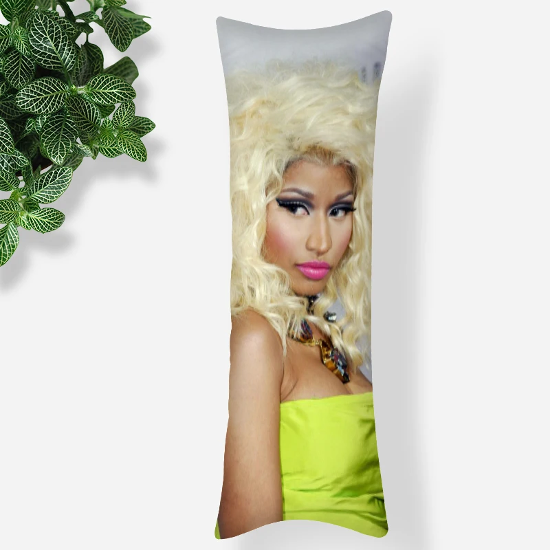 Nicki Minaj Dakimakura Abraçando Corpo Fronha DIY Personalizado Capa de Almofada 7 Tamanhos