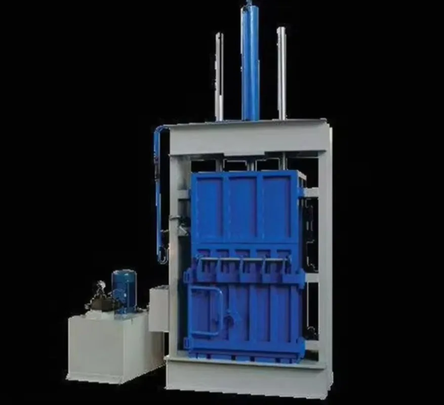 Vertical Hydraulic Baler Manual Waste Paper Cardboard Box Recycling Compressor Carton Film Custom