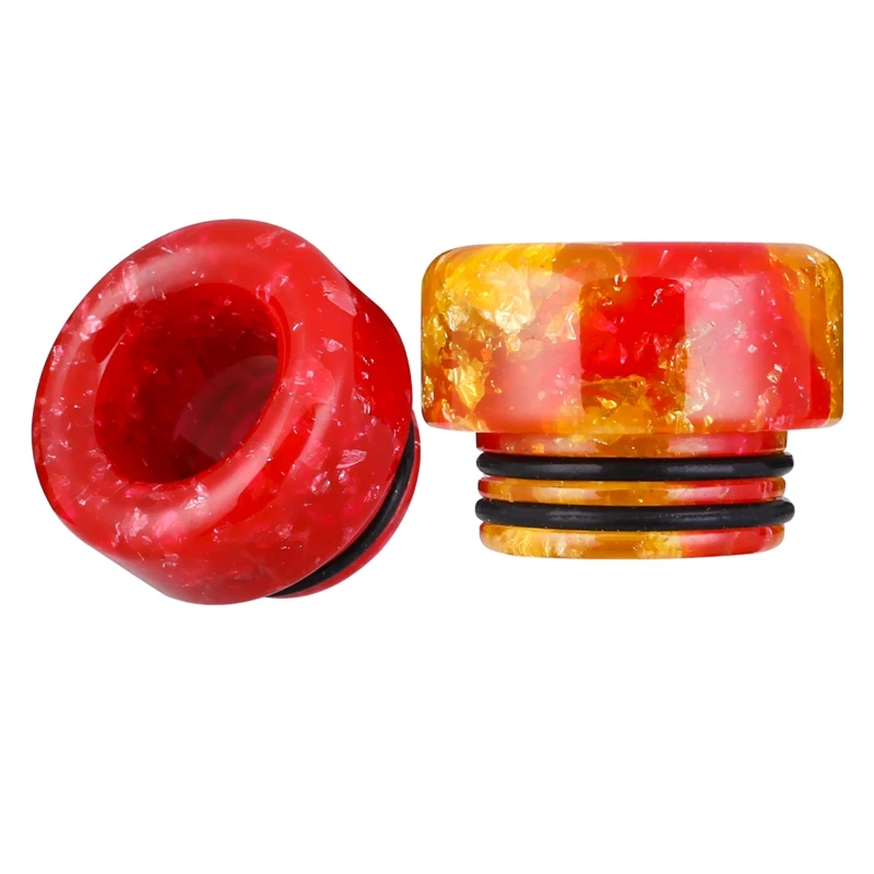 810 فوهة تدخين للفم من الراتنج الملون، أطراف تنقيط البخاخة، أطراف تنقيط مبخرة مقاومة للحرارة