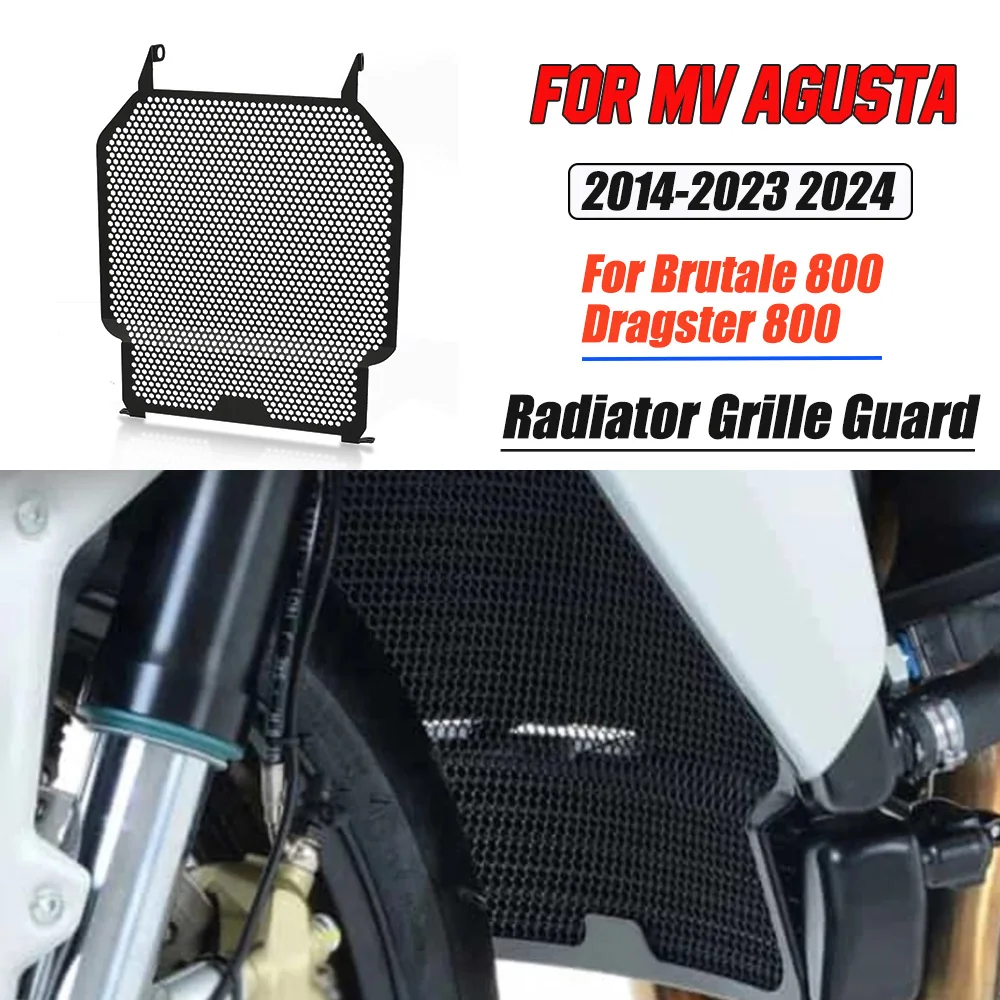 

Motocycle Radiator Grille Cover Water Tank Guard Protection FOR MV Agusta Brutale 800 Dragster 800 2014-2020 2021 2022 2023 2024