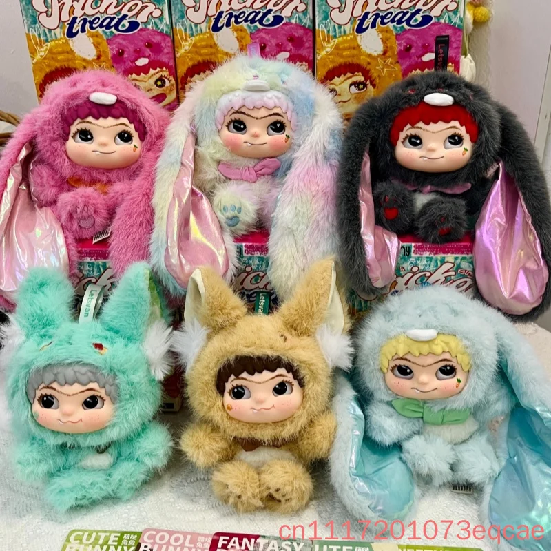 Genuine Wakuku V2 Blind Box Fox & Bunny Trick Or Treat Series Vinyl Doll Bag Pendant Toy Trendy Mystery Box Trendy Birthday Gift