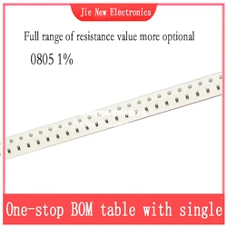 100 STKS 0805 1% 0R-10M 1R 4.7R 8.2R 10R 100R 560R 1 K 5K6 10 K 47 K 100 K 220 K 820 K 1 M 2M2 3M3 4M7 9.1 M 1/8 W