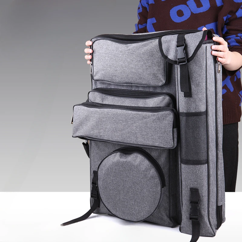 Large Capacity Multifunctional Art Bag Sketching Board Storage Bag Art Rack Backpack Art Exam Sketching Tool Bag