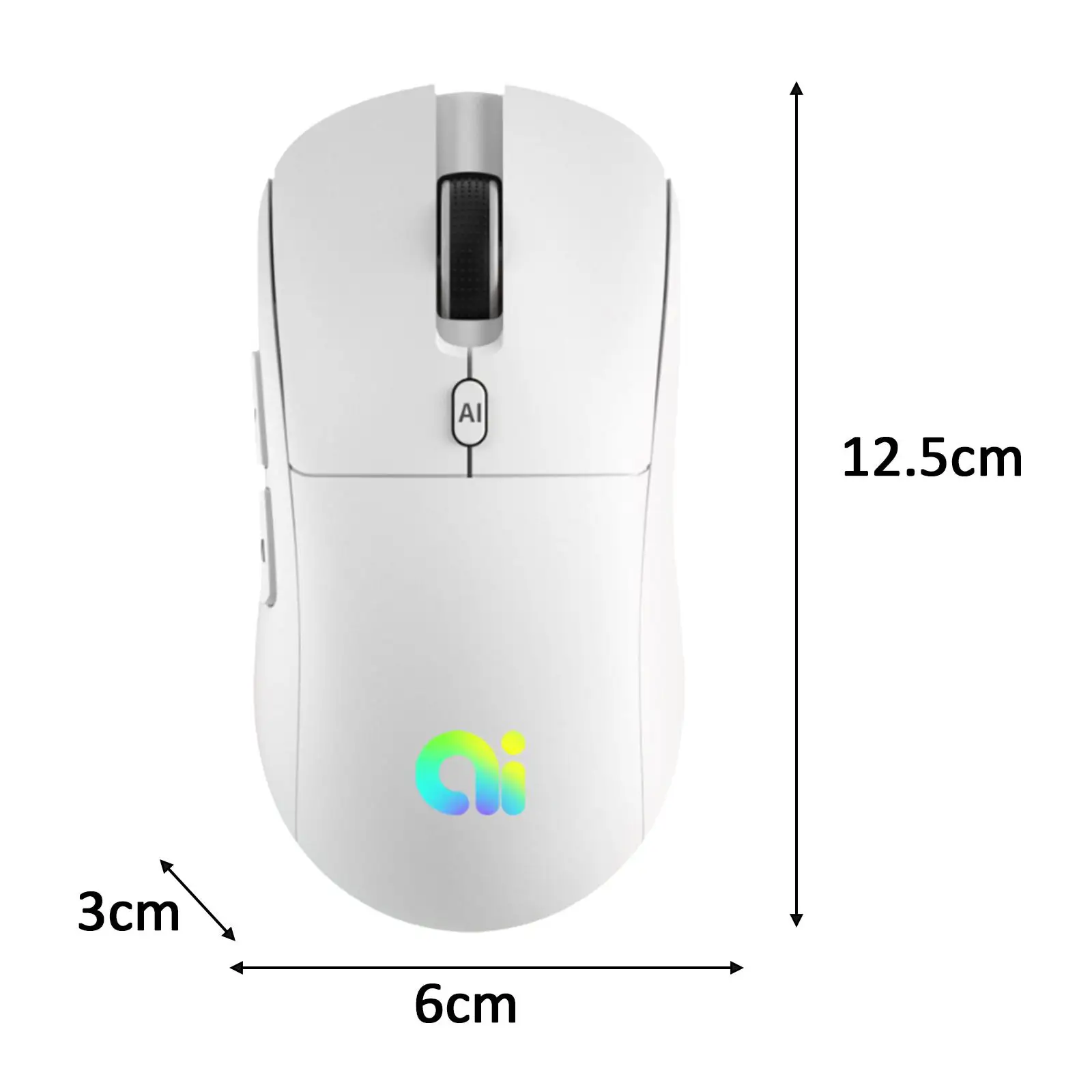 Intelligent Voice Mouse DPI Adjustable Voice Search Ergonomic Computer Mouse Portable Computer Mice for Laptop Notebook Desktop