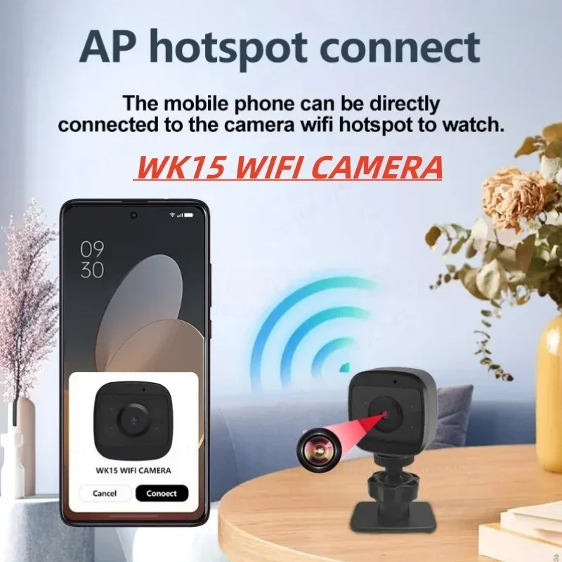 Mini Wifi 1080p HD Camera Smart Home Remote Monitor Security Night Vision Video Recorder Motion Detection Micro Camcorder Magnet