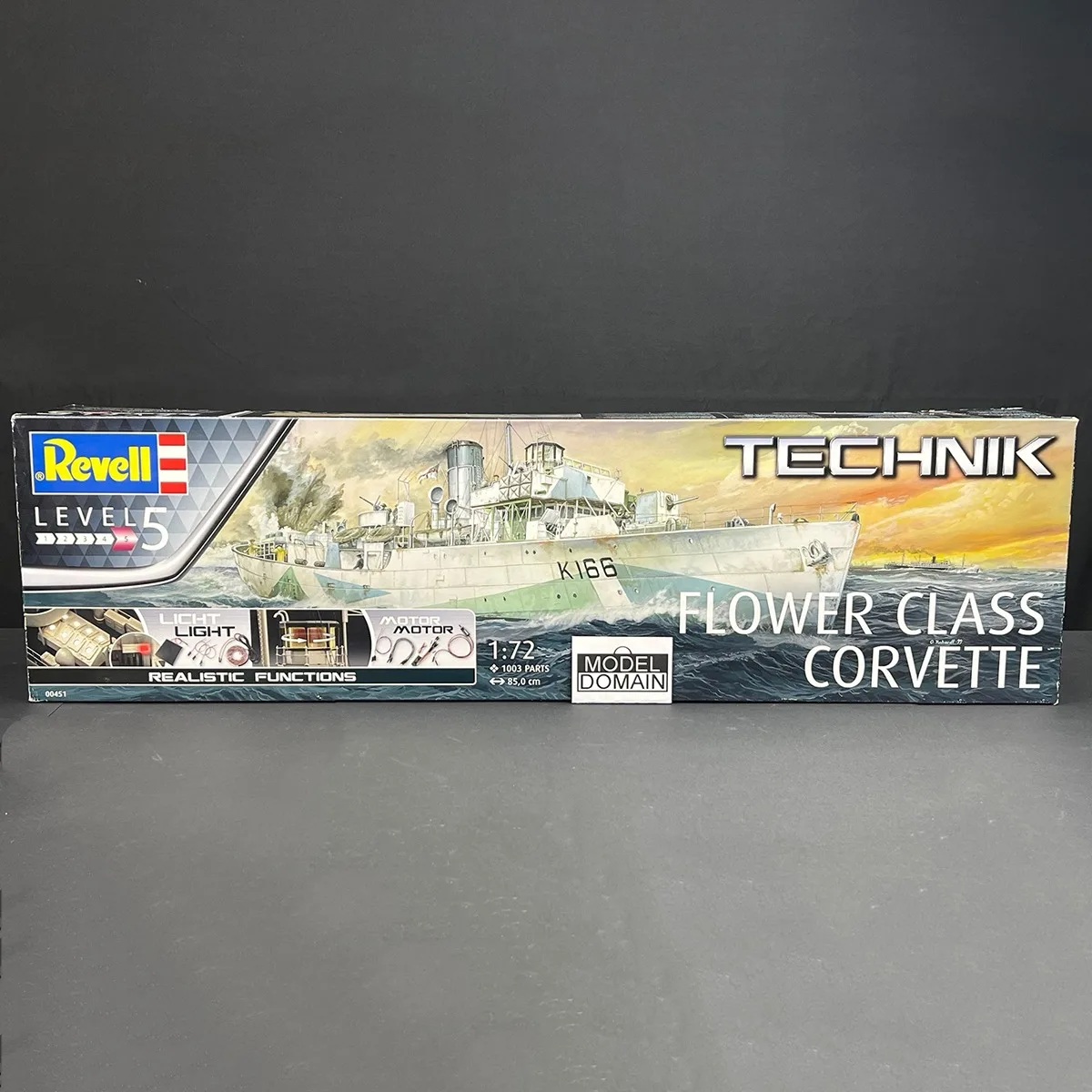 1/72 ريفيل زهرة فئة الفرقاطة التجمع نموذج 88.2 سنتيمتر مجهزة بأضواء السفن نموذج ثابت السفينة لعبة مجموعة نادرة #6