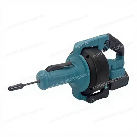 Lithium battery pipe dredging machine toilet electric portable sewer pipe kitchen bathroom floor drain clogging dredging