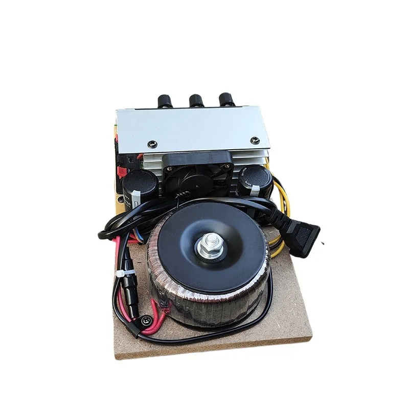Modified Bluetooth USB Amplifier Board with Large Capacitor, High Power 200W 220V Toroidal Transformer with Cooling Fan for