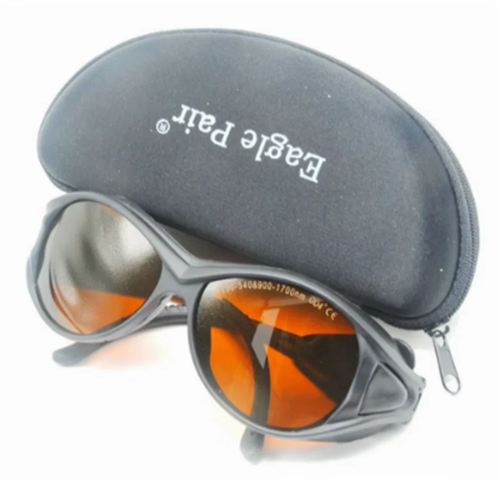 

EP-1A OD4+ CE Eye Protection Goggles for 190nm-540nm 900nm-1700nm 1064nm YAG Infrared Laser Safety Glasses