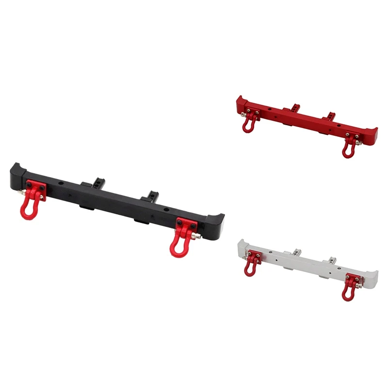 

Metal Rear Bumper With Tow Hook For MN128 1/10 RC Car Upgrade Parts Accessories