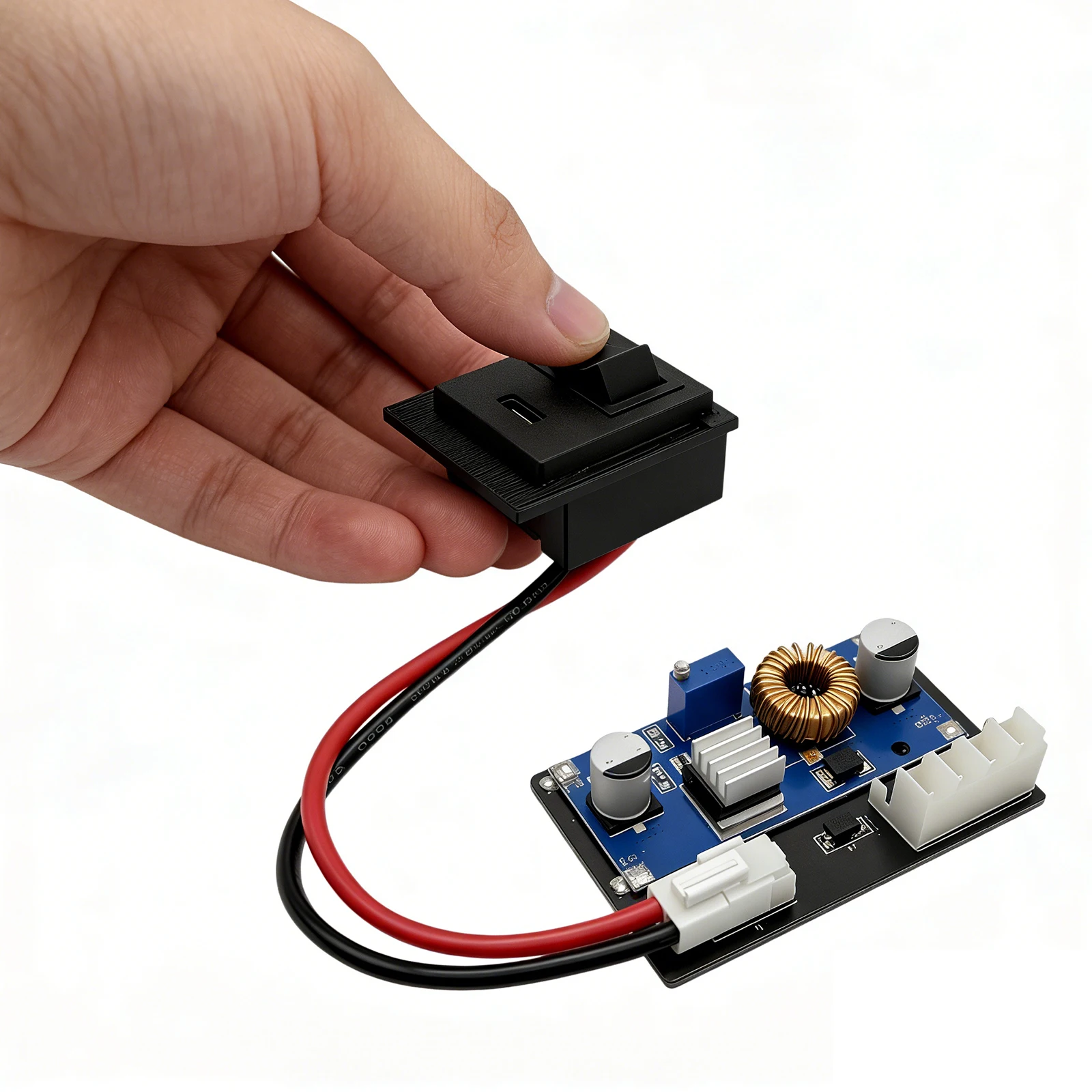 Nova Placa de Fonte de Alimentação Tipo-C para PS2 (Modelos 3XXXX/5XXX) - Suporta PD 3.0 - Peça de Reposição para Console PS2 Fat - Acessório para Jogos Retrô