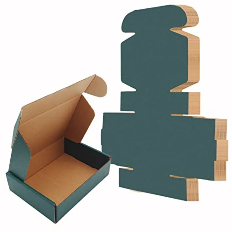 

Перерабатываемые картонные коробки-почтовые конверты для отправки подарков, поделок и товаров ручной работы (5 шт.)