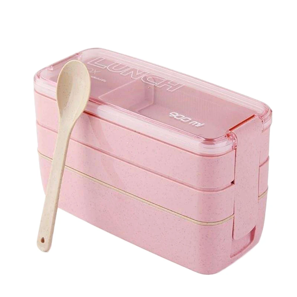 3 Layers Lunch Boxes Containers Food Microwave Box Student Portable Food Storage Lunch Case Picnic Containers