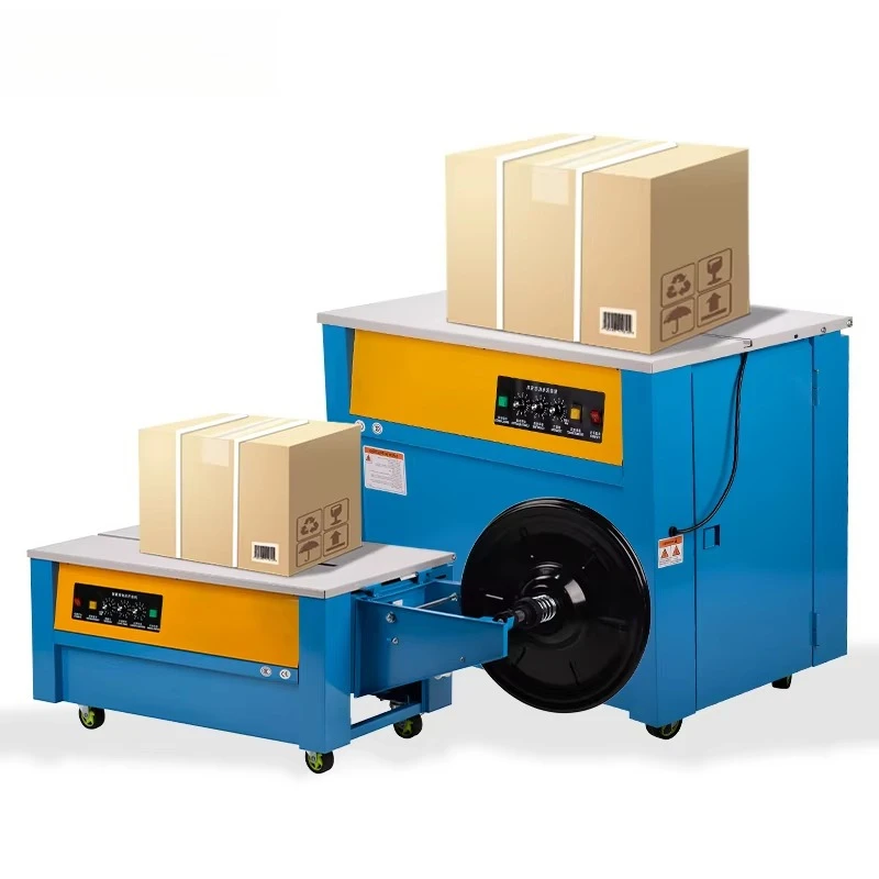 

Semi-Automatic Plastic PP Band Strapping Machine Binding Machine High Table Strapping Machine For Carton Box