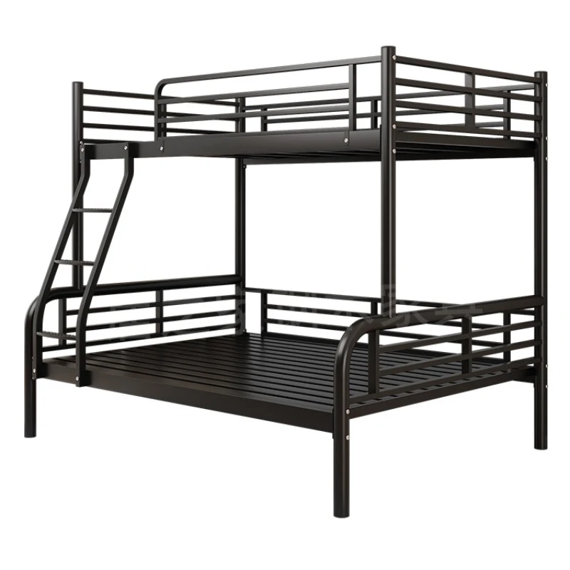 Upper and lower bunk child and mother bed Iron bed Small apartment