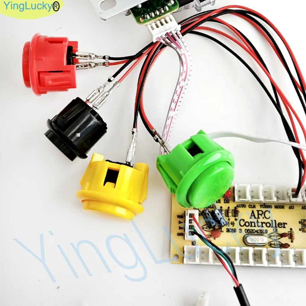 Arcade 2-Spieler Null Verzögerung Kit Mando Arcade USB Encoder Zu PC Rasberry Pi SANWA Push Button Joystick USB Arcade Schrank – Detail 1