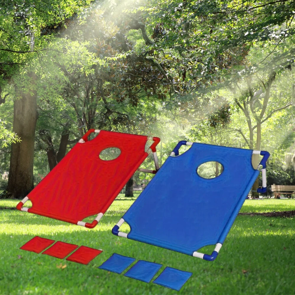 Throwing Game Sandbag Board Training Sandbag Throwing Toy Bouncing Game Board Set Outdoor Sports