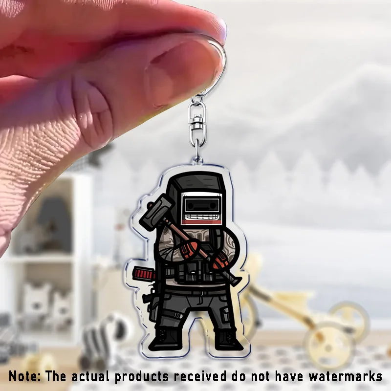 الهروب من Tarkov المفاتيح اكسسوارات حقيبة سحر لعبة سلاسل المفاتيح Keyrings مجوهرات المشجعين الأصدقاء هدية