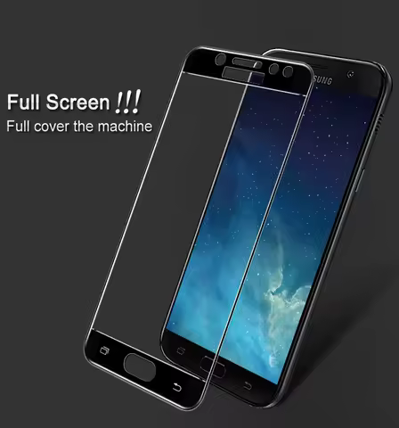 guard on for samsung galaxy j7 2017 tempered glass 3d full cover guard front screen protector film for j7 pro j730f sm-j730f