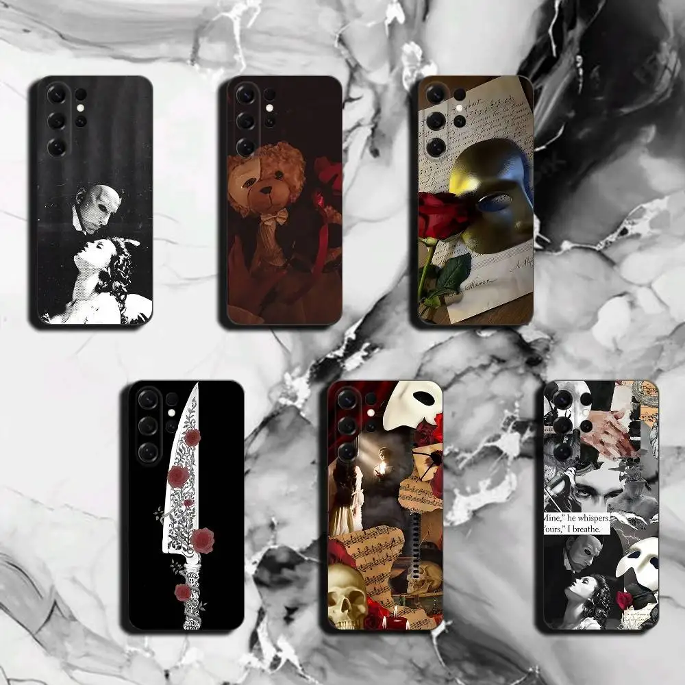 T-The Phantom of the O-Opera Phone Case for Samsung Galaxy S26 Ultra S22 Plus S21 FE Cover S21 23 24 25 Ultra