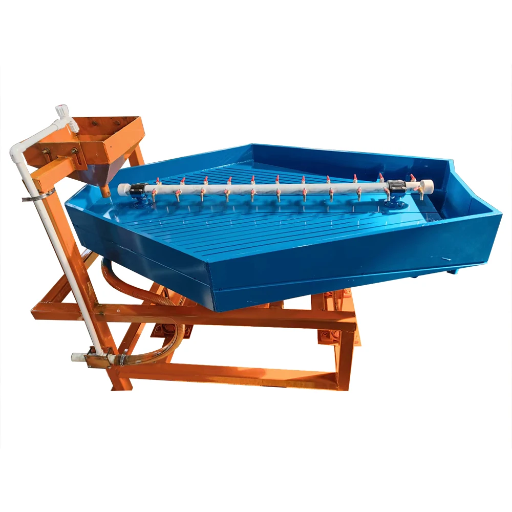 Gold Separating Machine Tin Mining Shaker Mini Gold Panning Equipment Small Gold Gemini Shaking Table for Sale